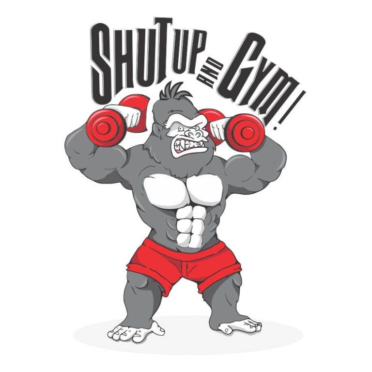 Shut Up and GymLogo Design | Graphic Designer Gauteng